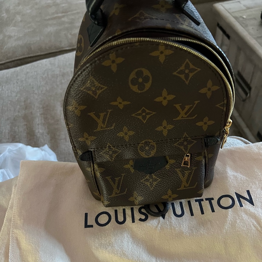 Louis Vuitton Brown and Gold Monogram Backpack